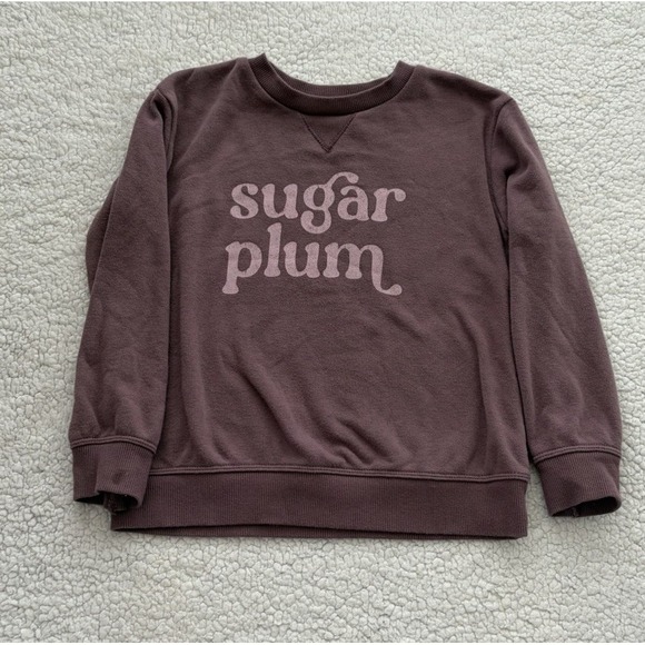 Little Co. Other - Girls Lauren Conrad Little Co Sweatshirt Sugar Plum Organic Cotton Blend Size 5